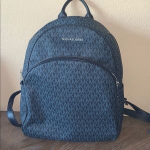 Michael Kors Large Abbey MK Signature Backpack